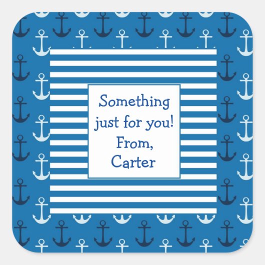 Anchor Custom Gift Stickers (Vorderseite)