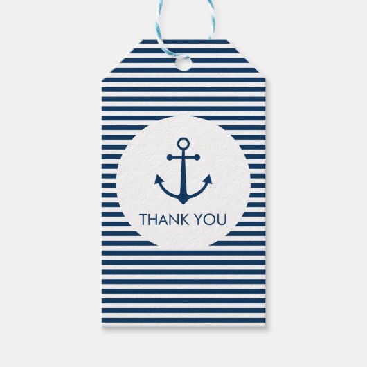 Anchor danke geschenkanhänger (Vorderseite)
