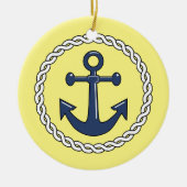 Anchor Dated Christmas Ornament (Vorne)