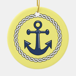 Anchor Dated Christmas Ornament