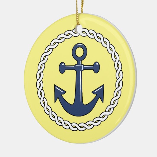 Anchor Dated Christmas Ornament (Links)