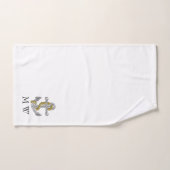 Anchor Design Monogrammed Badhandtuch Set (Handtuch)