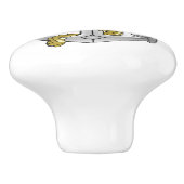 Anchor Design Personalised Keramikknauf (Seitenansicht)