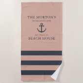 Anchor Family Beach House Strandtuch (Vorderseite)