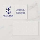 Anchor | Fischerei Visitenkarte (Vorne/Hinten)