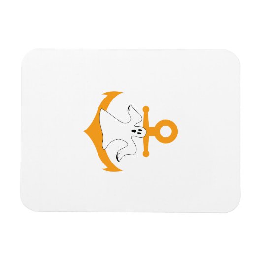 Anchor-Geist Halloween Magnet (Horizontal)