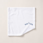 Anchor Gold Laurel Star White Badhandtuch Set (Waschlappen)