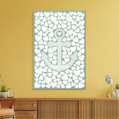 Anchor Guest Book Leinwand - 150 Unterschriften (Insitu (Wohnzimmer))