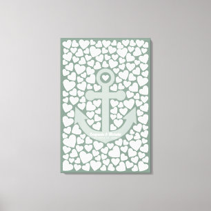 Anchor Guest Book Leinwand - 150 Unterschriften