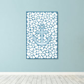 Anchor Guest Book Leinwand - 200 Unterschriften (Insitu (Holzboden))