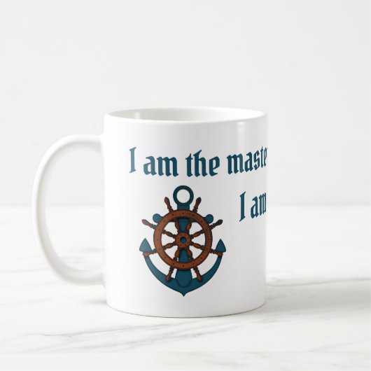 Anchor & Helm, Kapitän meines Souls Kaffeetasse (Links)