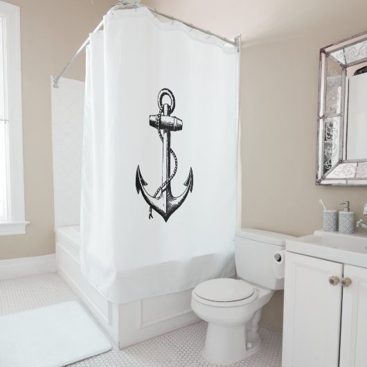 Anchor Illustration Duschvorhang (Beispiel)