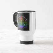 "Anchor in Self" Reisecoffee Mug. Reisebecher (Vorderseite Links)