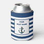 Anchor Lake Nautical Your Bootname Dosenkühler (Kanne Vorderseite)