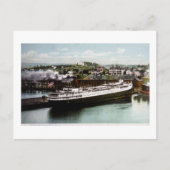 Anchor Line Dock, Marquette, Michigan 1908 Postkarte (Vorderseite)