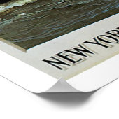 Anchor Line ~ New York - Glasgow Poster (Ecke)