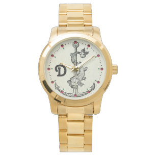 ANCHOR MIT FISCHNAUTISCHEM MONOGRAMM ARMBANDUHR