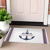 Anchor Monogram Nautic Fußmatte