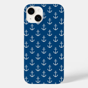 Anchor Nautical Blue Case-Mate iPhone 14 Hülle