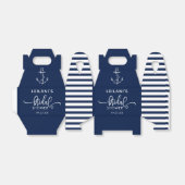 Anchor Nautical Brautparty Navy Blue Geschenkschachtel (Ungefaltet)