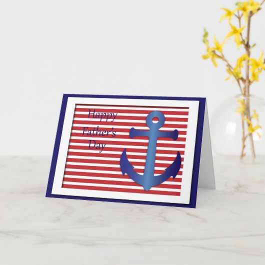 Anchor Nautical des Vaters Karte (Gelbe Blume)