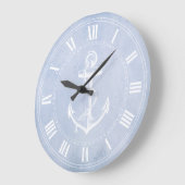 Anchor Nautical Große Wanduhr (Winkel)