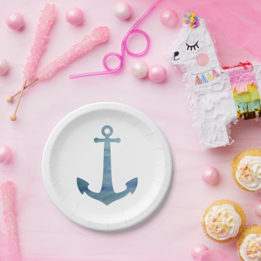 Anchor Nautical Happy Birthday Party Teller (Party)