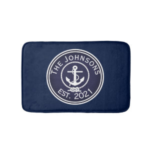 Anchor Nautical Siegel Badematte