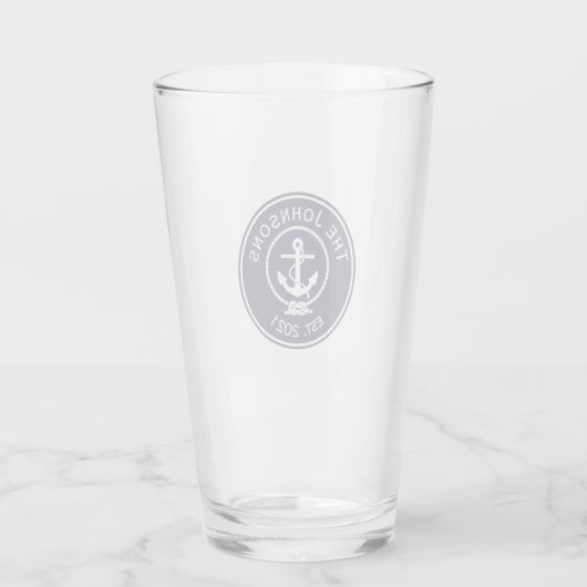Anchor Nautical Siegel Glas (Rückseite)