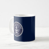Anchor Nautical Siegel Kaffeetasse (Vorderseite Links)