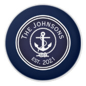 Anchor Nautical Siegel Keramikknauf (Vorderseite)