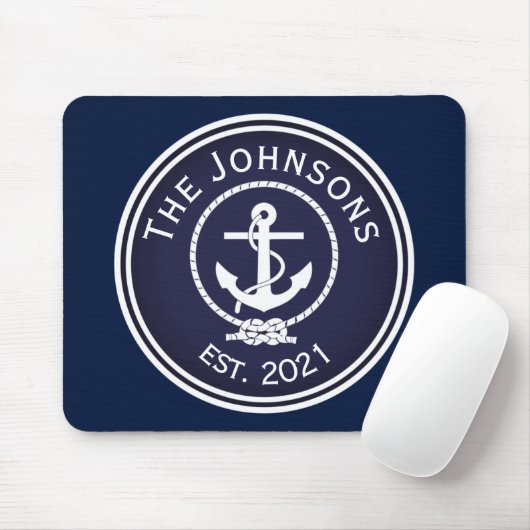 Anchor Nautical Siegel Mousepad (Mit Mouse)
