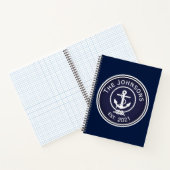 Anchor Nautical Siegel Notizblock (Innenseite)