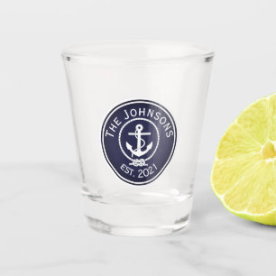 Anchor Nautical Siegel Schnapsglas
