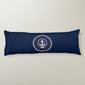 Anchor Nautical Siegel Seitenschläferkissen (Rückseite)
