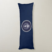 Anchor Nautical Siegel Seitenschläferkissen (Rückseite (Vertikal))