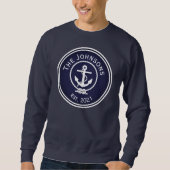 Anchor Nautical Siegel Sweatshirt (Vorderseite)