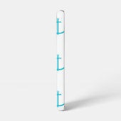 Anchor Nautical Turquoise Muster Samsung Galaxy Hülle (Linke Seite)