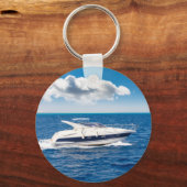 Anchor Oars Stars Captain Name Foto Back Schlüsselanhänger (Rückseite)