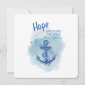 Anchor Of Hope Scripture Card (Rückseite)