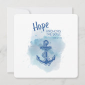 Anchor Of Hope Scripture Card (Vorderseite)