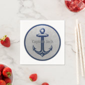 Anchor Personalizable Napkin Serviette (Beispiel)