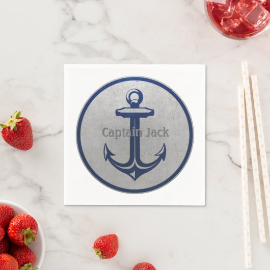 Anchor Personalizable Napkin Serviette (Beispiel)