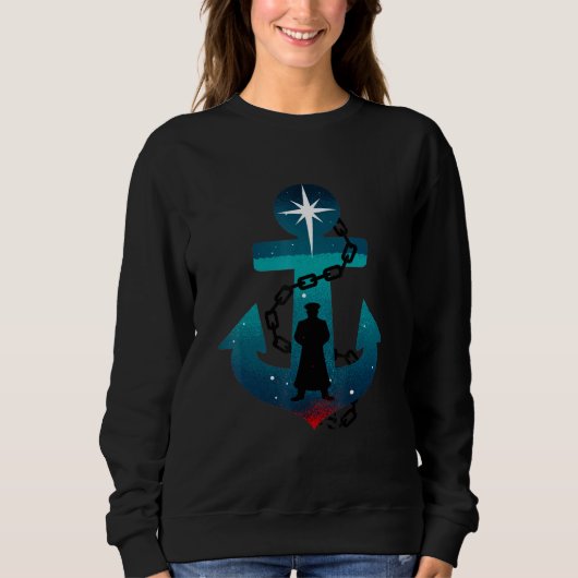 Anchor Pirate Style Sweatshirt (Vorderseite)