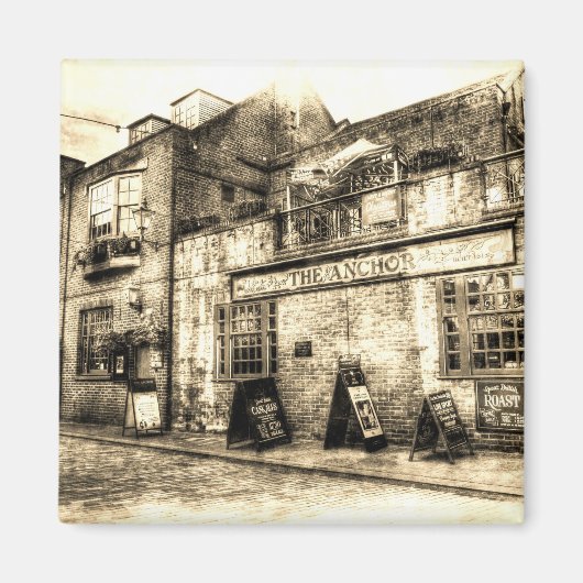 Anchor Pub London Vintag Magnet (Vorne)