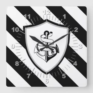 Anchor Quadratische Wanduhr