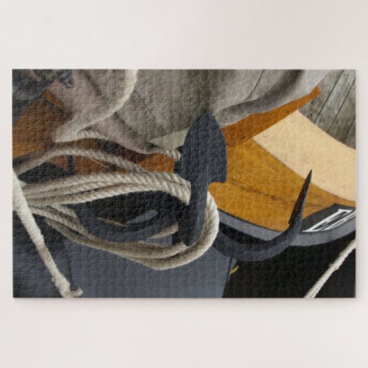 Anchor, rope puzzle (Horizontal)