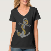Anchor Sailboat Nautical Sailor Anchor Sailing T-Shirt (Vorderseite)