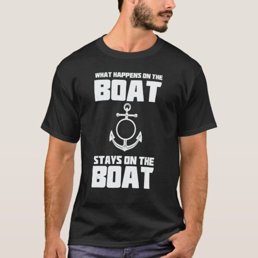 Anchor Saying Nautical Captain Souvenir North Sea T-Shirt (Vorderseite)