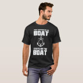 Anchor Saying Nautical Captain Souvenir North Sea T-Shirt (Vorne ganz)